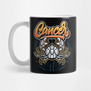 Zodiac CANCER Fingerprint Series Mug